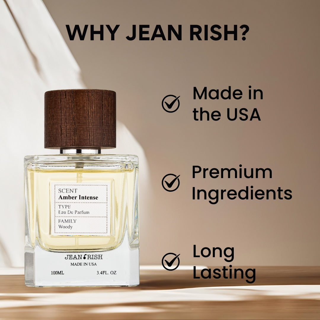Jean Rish Amber Intense, Eau De Parfum for Men