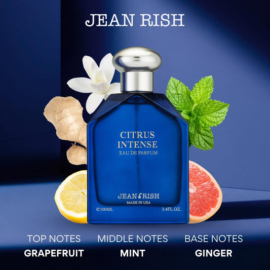 Jean Rish Citrus Intense, Eau De Parfum for Men