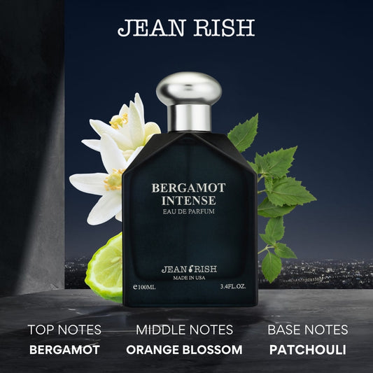 Jean Rish Bergamot Intense, Eau De Parfum for Men
