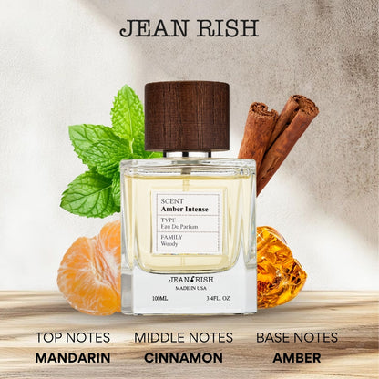Jean Rish Amber Intense, Eau De Parfum for Men