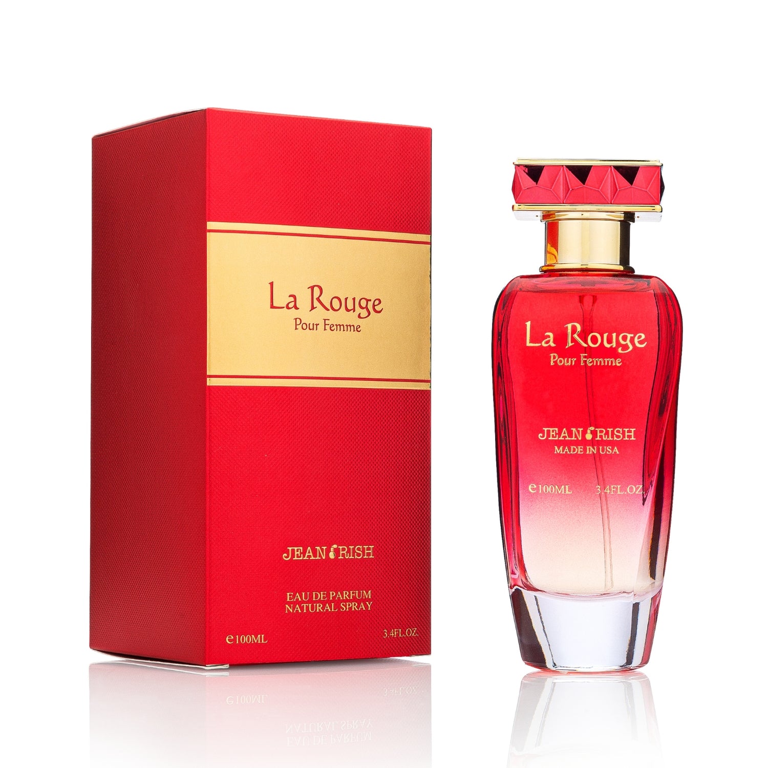 LA ROUGE EAU DE PARFUM - Perfume for Women (3.4 Fl Oz / 100ml) – Jean ...