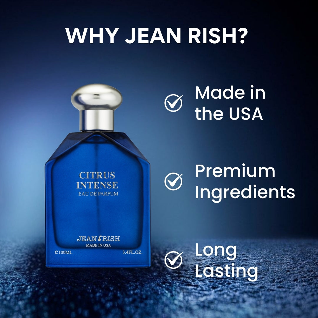 Jean Rish Citrus Intense, Eau De Parfum for Men