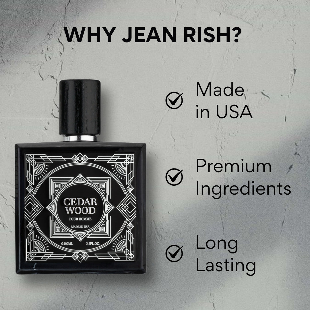 Cedar Wood, Eau de Toilette, for Men – Jean Rish - Touch It Feel